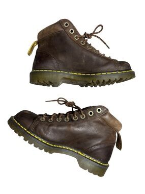 Vintage Dr. Martens ARNE Brown Leather Boots Y2K Men’s Size 9 Women’s Size 10